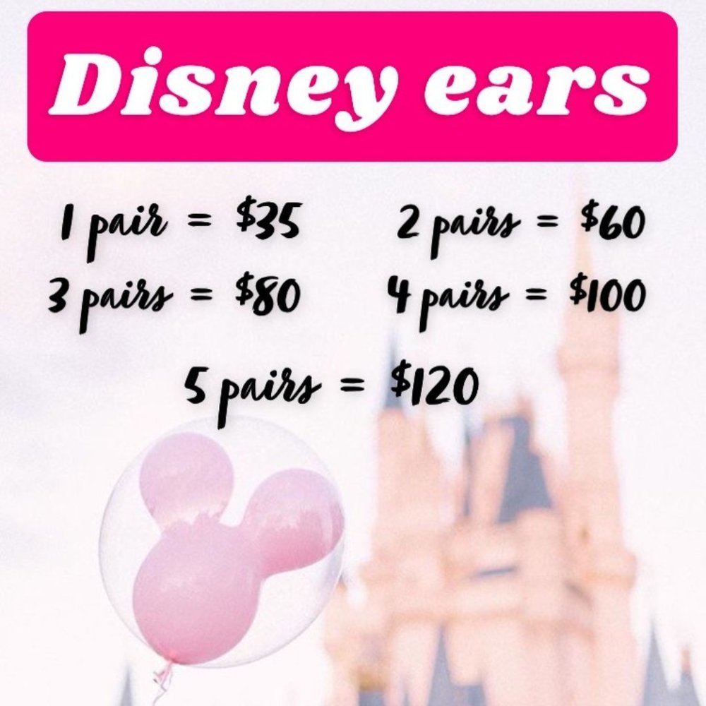 ✨DISNEY EARS✨